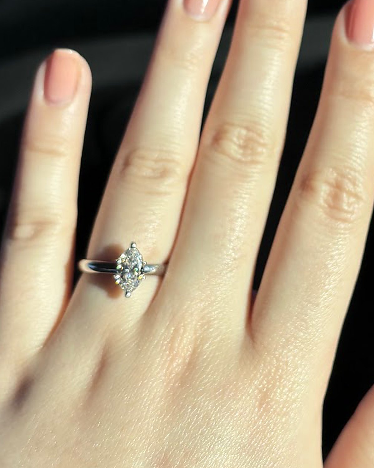Marquise solitaire